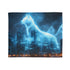 City Skyline Shaped Like Animal Spirits Plush Fleece Throw Blanket