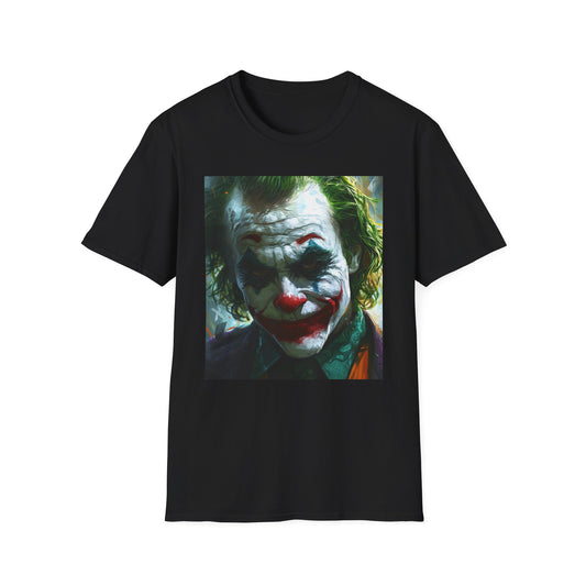 Joker T Shirt : Chaos & Madness of the Joker | T-Shirt | Batman, chaos, Clown, Dark Knight, DC Comics, Evil, Insanity, Jaquin Phoenix, Joker, Villain | Prints with Passion