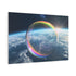 Surreal Dream Bubble Drifting Over Earth (Edition II) — Canvas Wall Art — Product Detail View 6