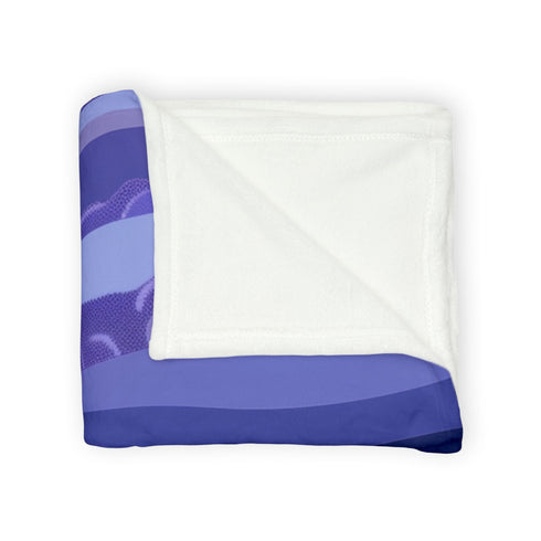 Provence Botanical Lavender Seamless Pattern Plush Fleece Throw Blanket – Prints With Passion (View 11)