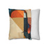 Abstract Geometric (Edition II) — Faux Suede Cushion Cover — Sofa & Living Room Lifestyle View