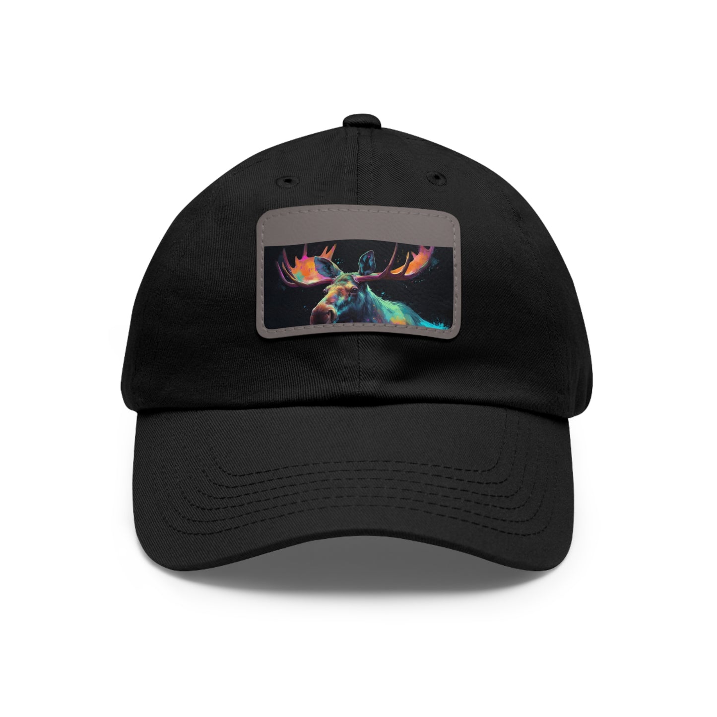 Wild and Beautiful Moose Watercolor Baseball Cap