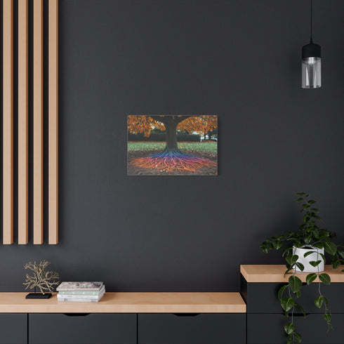 Binary Tree with Rainbow Roots (Edition II) — Canvas Wall Art — Product Detail View 5