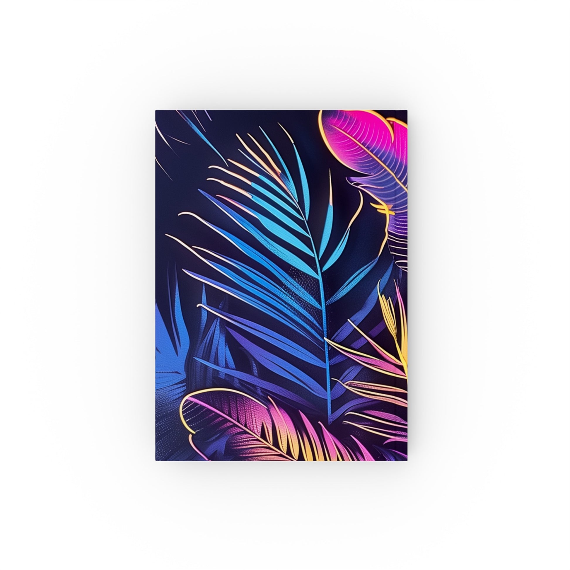 "Electric Paradise Neon Tropical Journal - High-quality, stylish, and perfect for all seasons. Capture your wildest dreams in vibrant colors! Great gift idea."