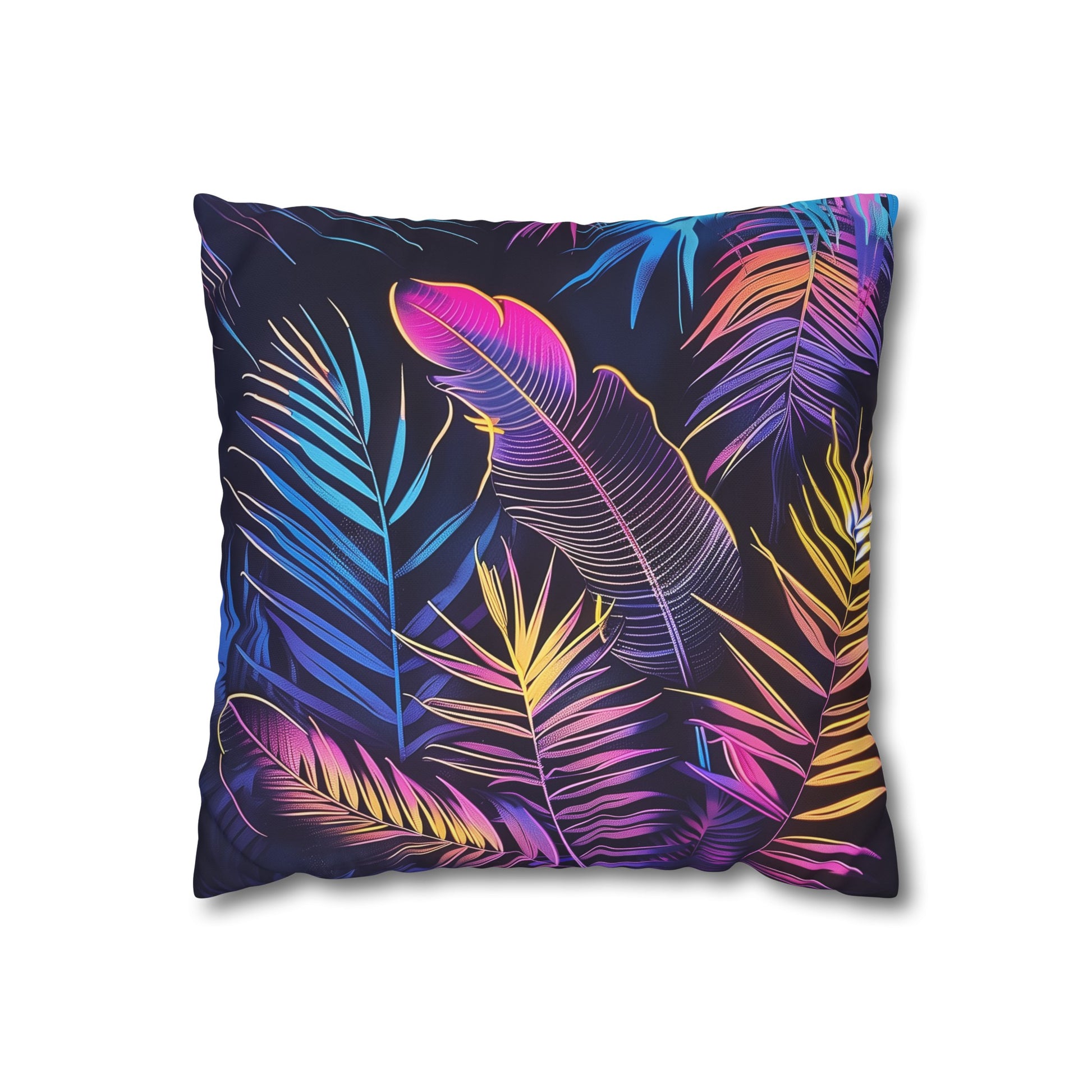 Neon Palms Pillowcase | Pillow Cases | All Over Print, AOP, Bed, Bedding, Home & Living, Indoor, Pillow Case, Pillow Covers, Pillows & Covers, Sublimation | Prints with Passion