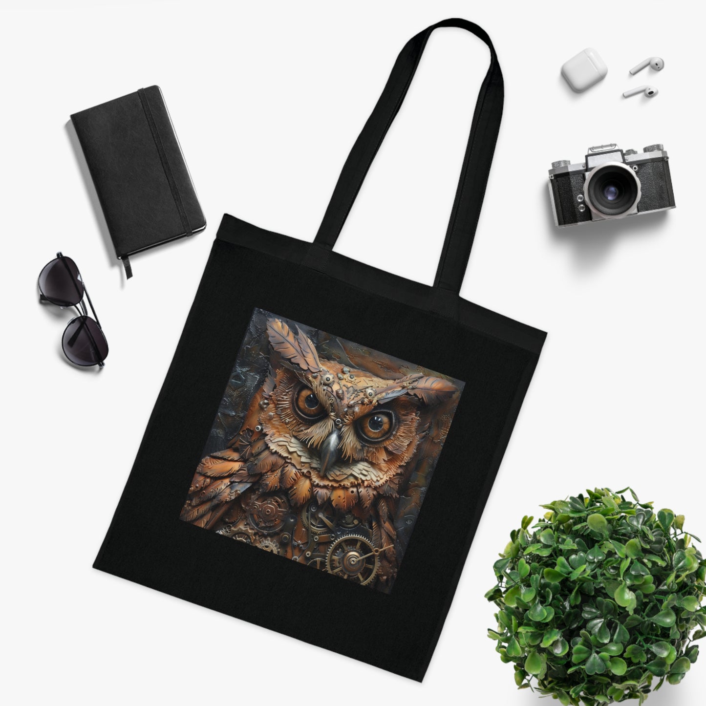 Mechanical Owl Tote Bag