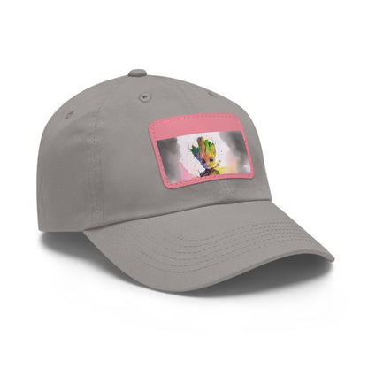 Neon Watercolor Baby Groot Baseball Cap