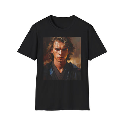 Balance of the Force: The Inner Conflict of Anakin Skywalker | T-Shirt | Anakin Skywalker, artwork, character, dark side, duel, episode 2, lightsaber, obi wan kenobi, painting, scene, Star Wars, yoda. | Prints with Passion