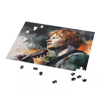 Ed Sheeran Watercolor Jigsaw Puzzle