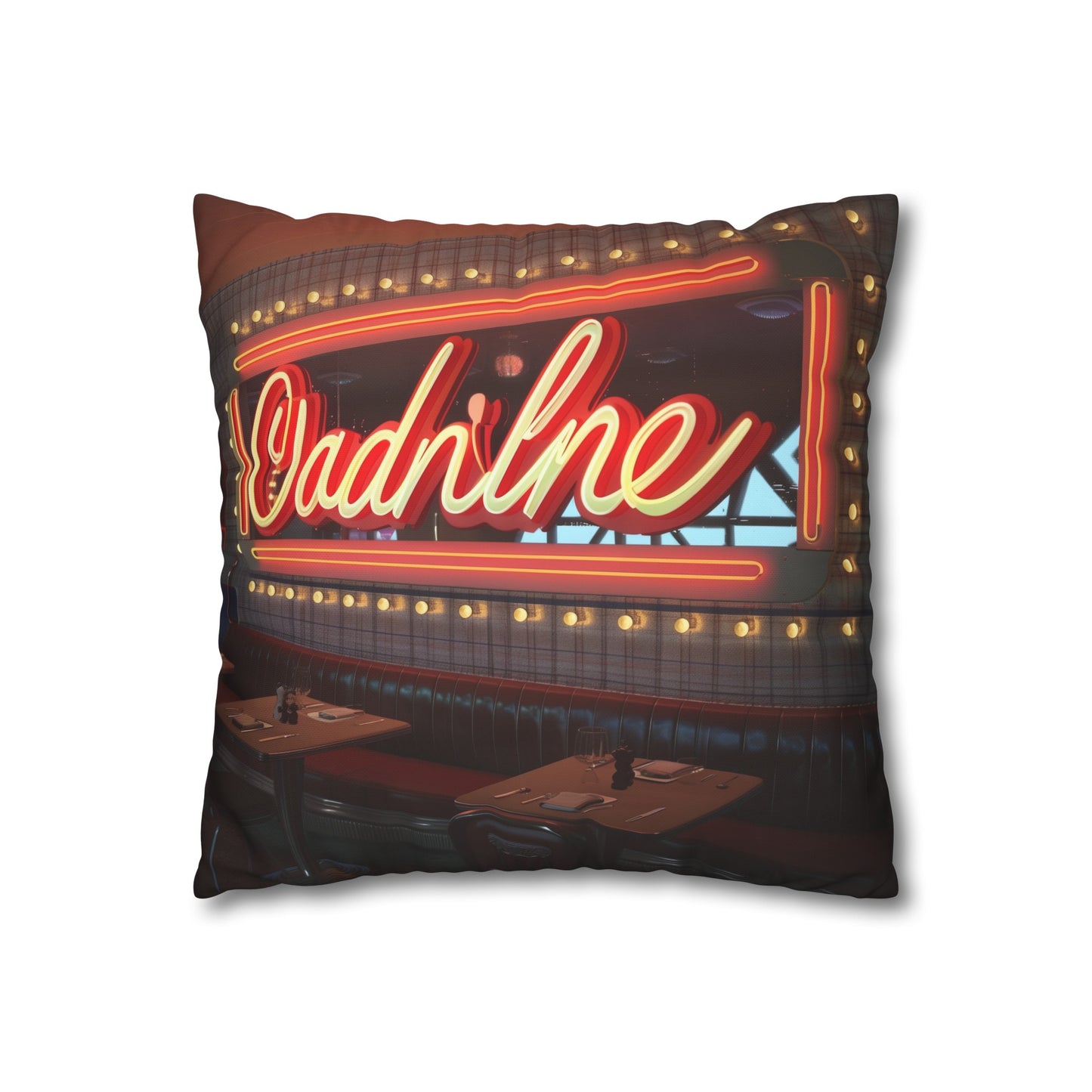 "Vintage Diner Dreams Pillowcase - High-Quality, Comfortable, Perfect for all Seasons | Makes a Great Gift - Check out our shop!"