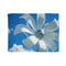 Wind Turbine Shaped Like Flower Petals — Plush Fleece Throw Blanket — Full Flat Artwork View