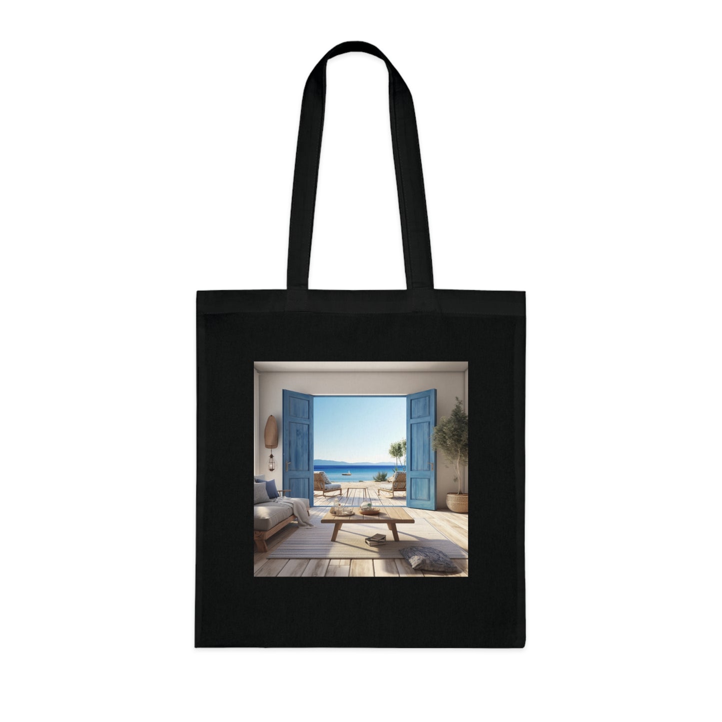 Rustic Window Views Tote Bag