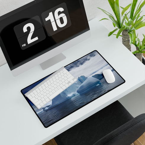 Antarctica Ice — XL & XXL Desk Mat — Product Detail View 7