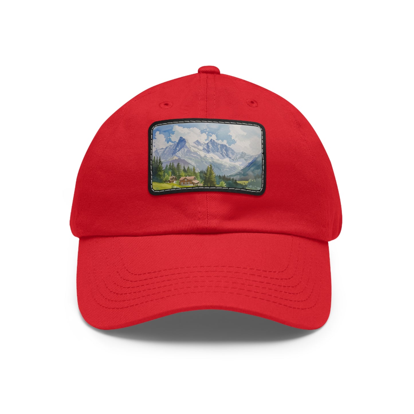 Elevate Your Style with the Swiss Alps Watercolor Cap