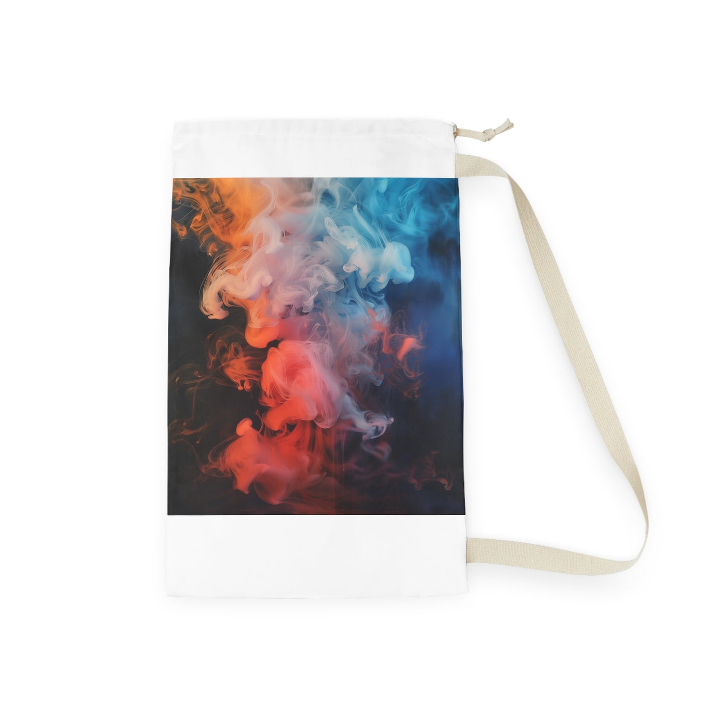 Abstract Smoke Art Laundry Bag - Durable and Stylish Home Essential