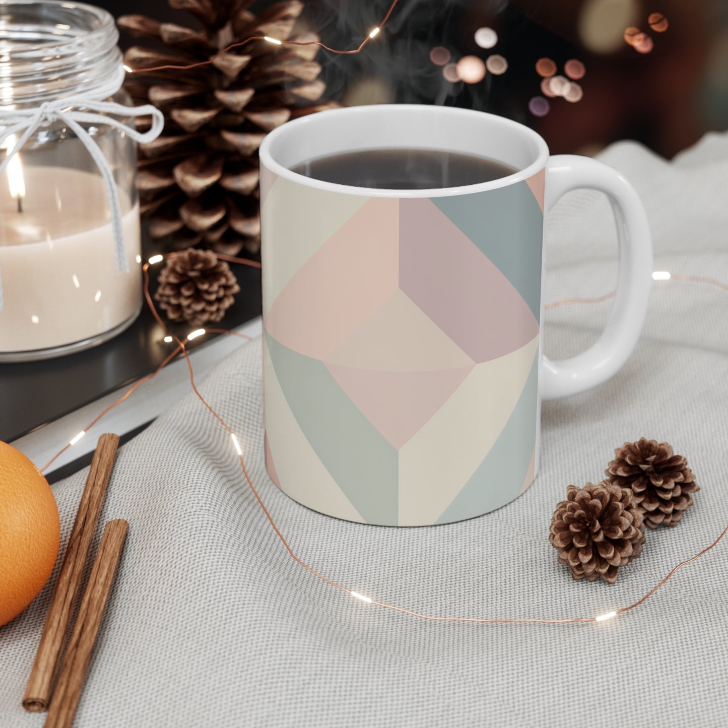 Chic Pastel Geometrics Coffee Mug