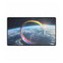 Surreal Dream Bubble Drifting Over Earth — XL & XXL Desk Mat — Gaming & Workspace Desk Setup View