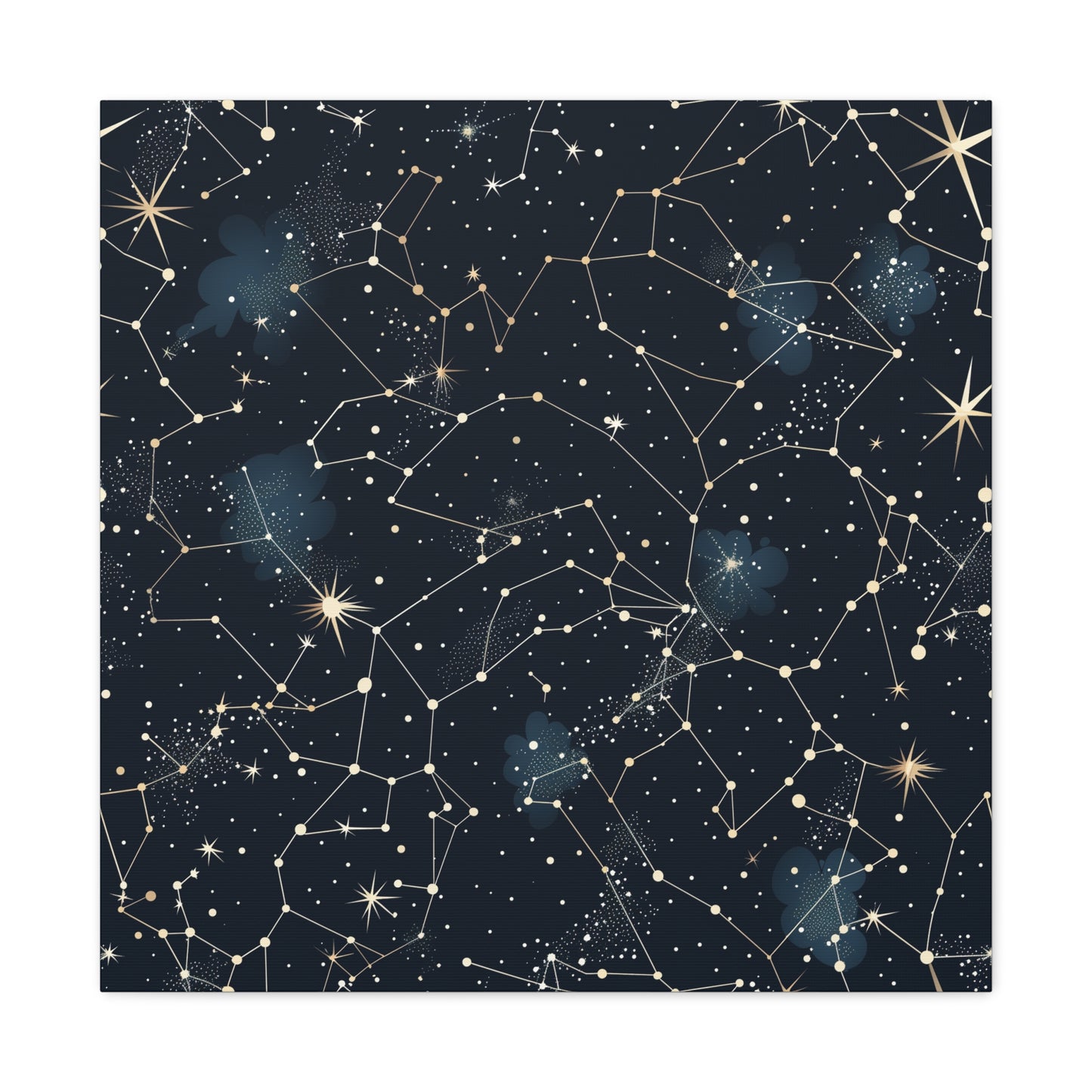 Starry Night Sky Canvas Print