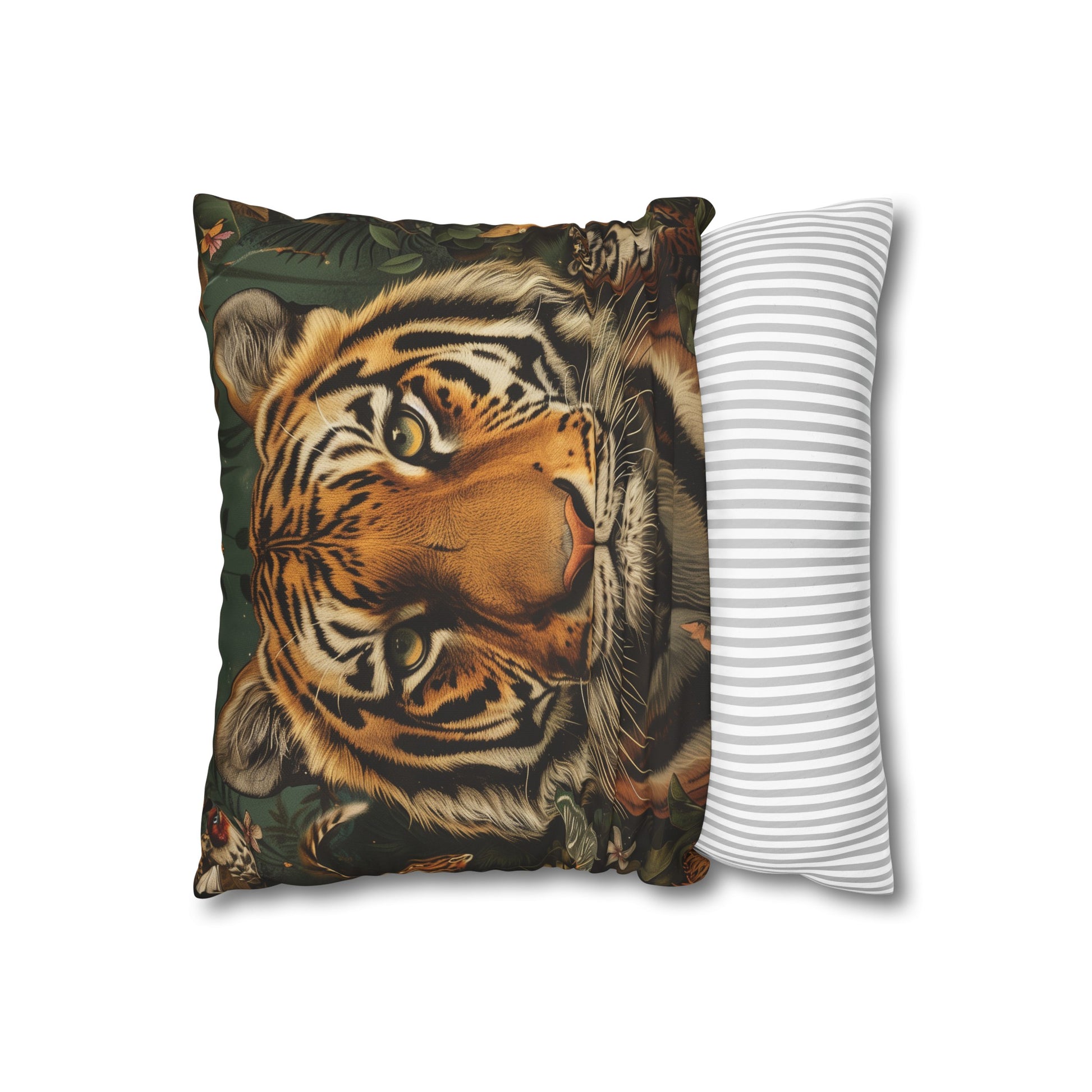 "Bold Tiger Stripes Pillowcase - High-Quality & Stylish Bedding for All Seasons"