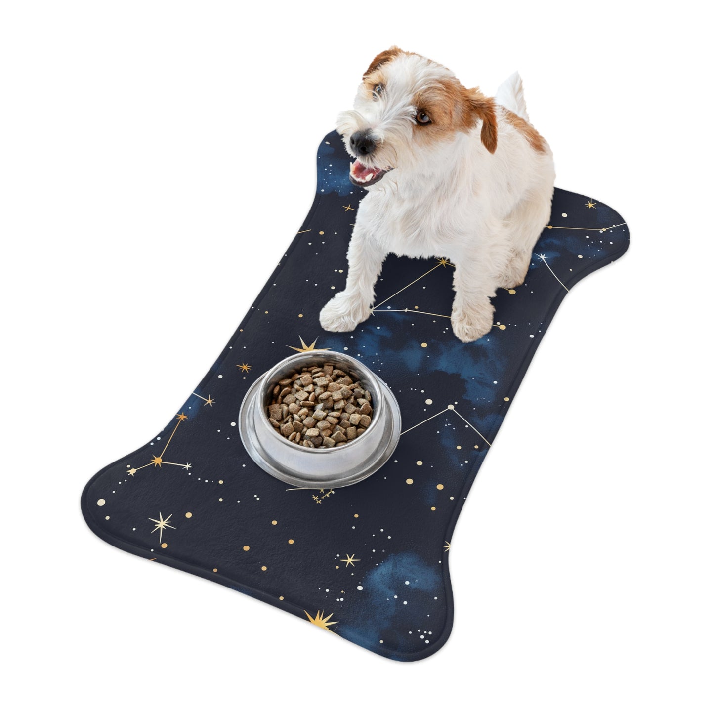 Starry Night Pet Feeding Mat