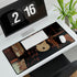 90s Retro Grunge Abstract Texture — XL & XXL Desk Mat — 3mm Non-Slip Natural Rubber Base Detail