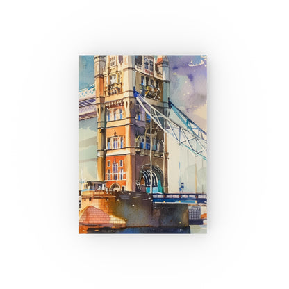 London's Bridge Tower Bridge Journal - High-quality, versatile, and stylish journal perfect for all seasons. Great gift for travel lovers.