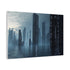 Data Towers Rising from Dark Sea — Canvas Wall Art — Product Detail View 6
