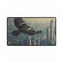 Robotic Eagle Soaring Above City — XL & XXL Desk Mat — Gaming & Workspace Desk Setup View