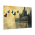 Sky Temple with Flying Monks — Canvas Wall Art — Product Detail View 6