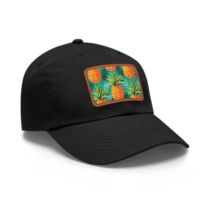 Tropical Twist Pineapple Print Cap