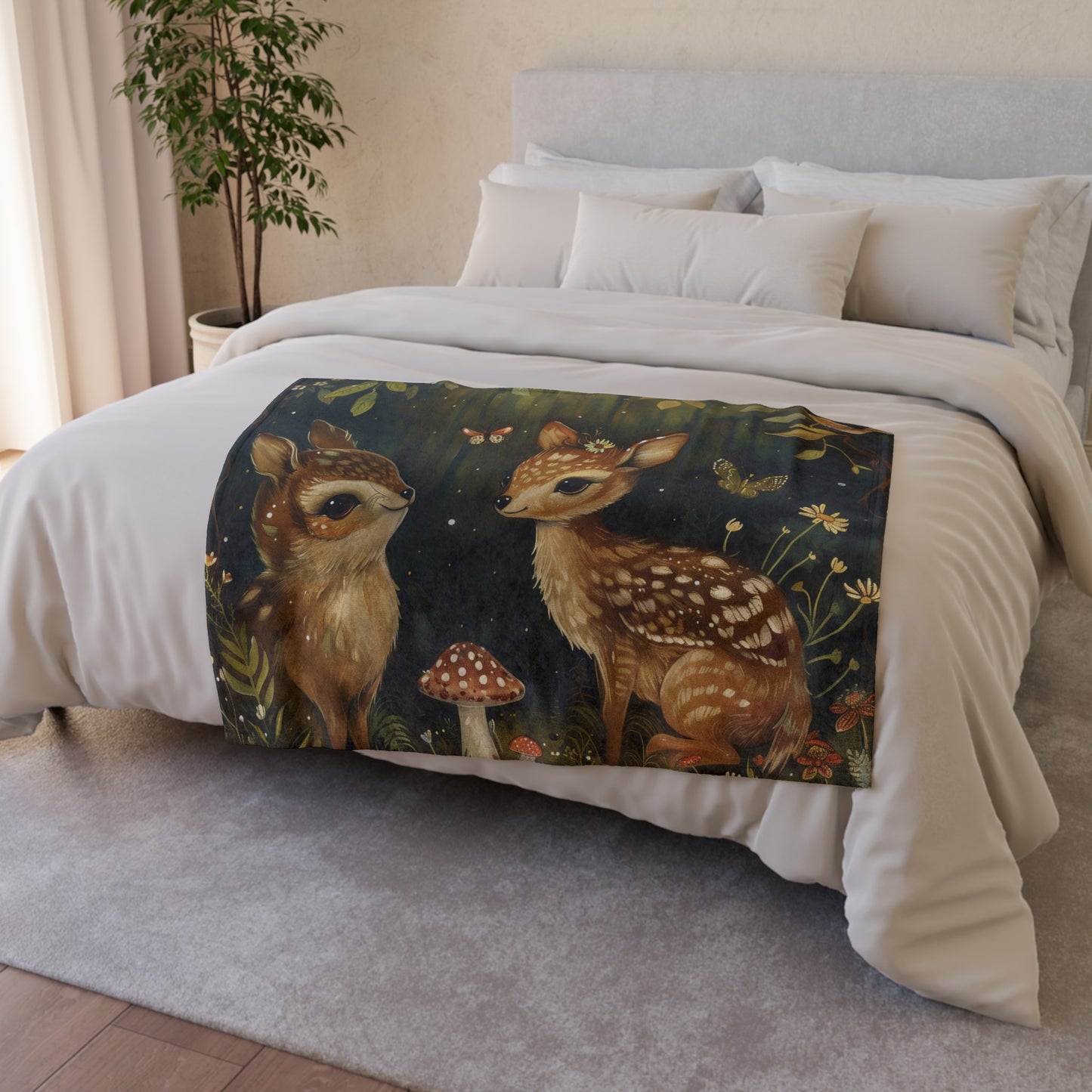 Cuddle up with our Forest Friends Blanket