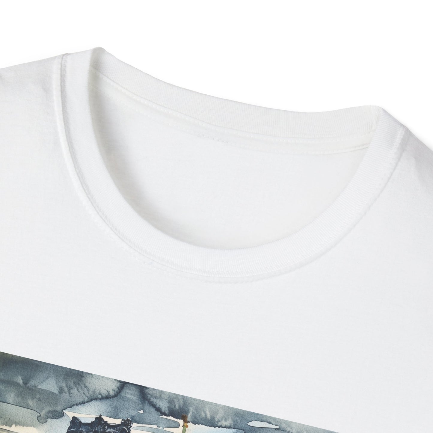 ## The Louvre in Watercolor: A Parisian Dream on a T-shirt
