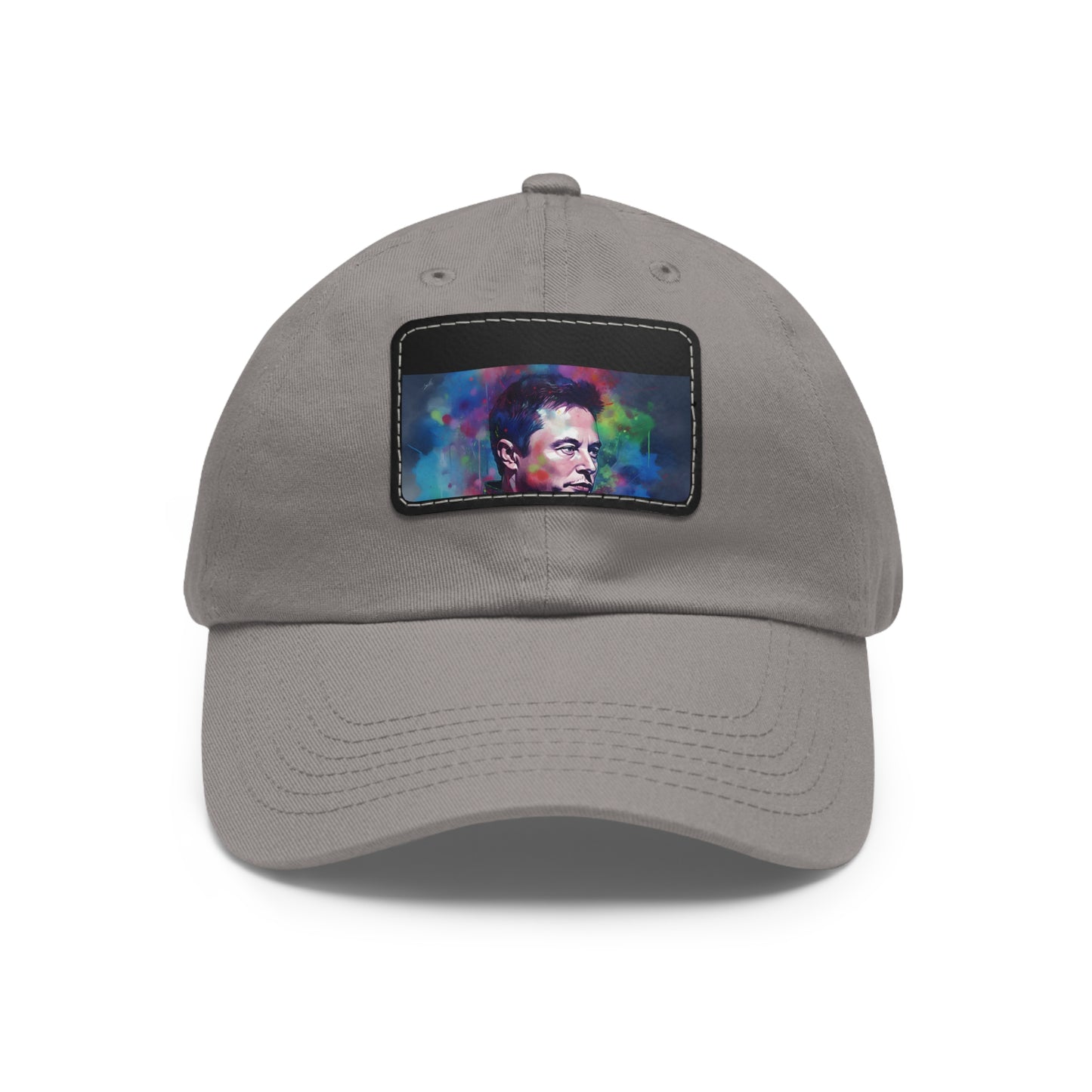 Neon Dreams: Elon Musk Watercolor Baseball Cap