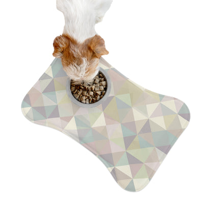 Chic Geometric Pet Feeding Mat