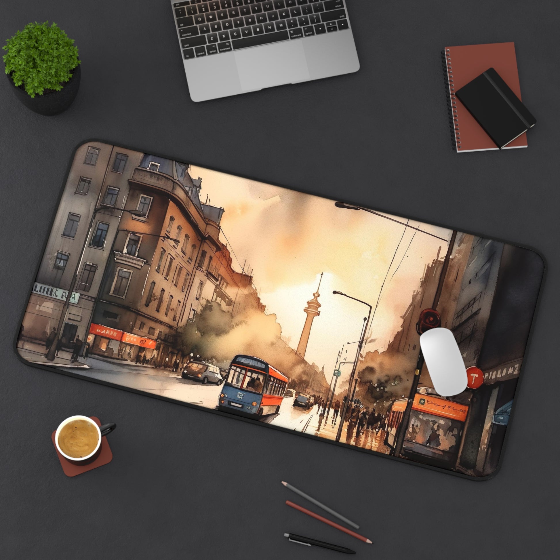 Berlin Sunset Desk Mat | Desk Mat | Accessories, Back-to-School, Desk, Fall Bestsellers, Home & Living, Mouse pad, Mouse Pads, Mousepad, Seasonal Picks, Stationery, TikTok | Prints with Passion