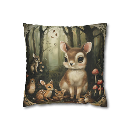 Forest Critters Pillowcase | Pillow Cases | All Over Print, AOP, Bed, Bedding, Home & Living, Indoor, Pillow Case, Pillow Covers, Pillows & Covers, Sublimation | Prints with Passion