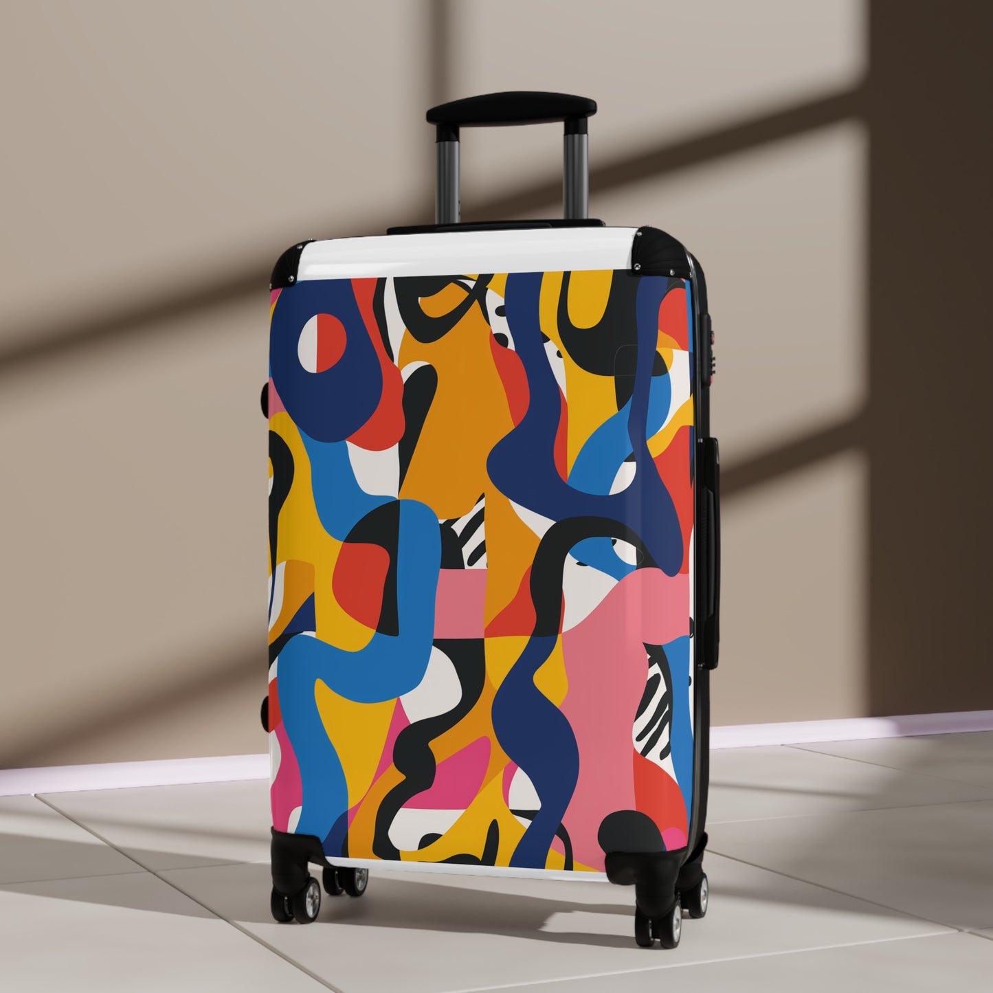 Vibrant Abstract Pattern Suitcase