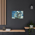 Mirror Fragments Forming a Face in Sky Stretched Canvas Wall Art