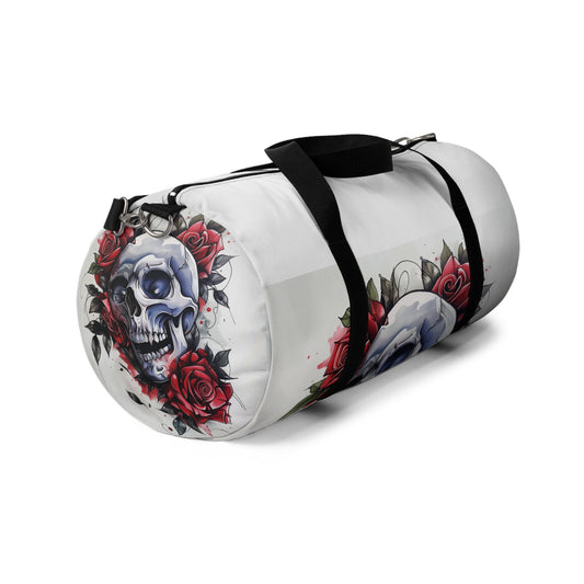 Skull Rose Duffel Bag | Duffle Bags | Accessories, All Over Print, AOP, Assembled in the USA, Assembled in USA, Bags, Duffle, Made in the USA, Made in USA | Prints with Passion