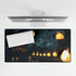 Moonlight Temple with Levitating Torches — XL & XXL Desk Mat — Product Detail View 5