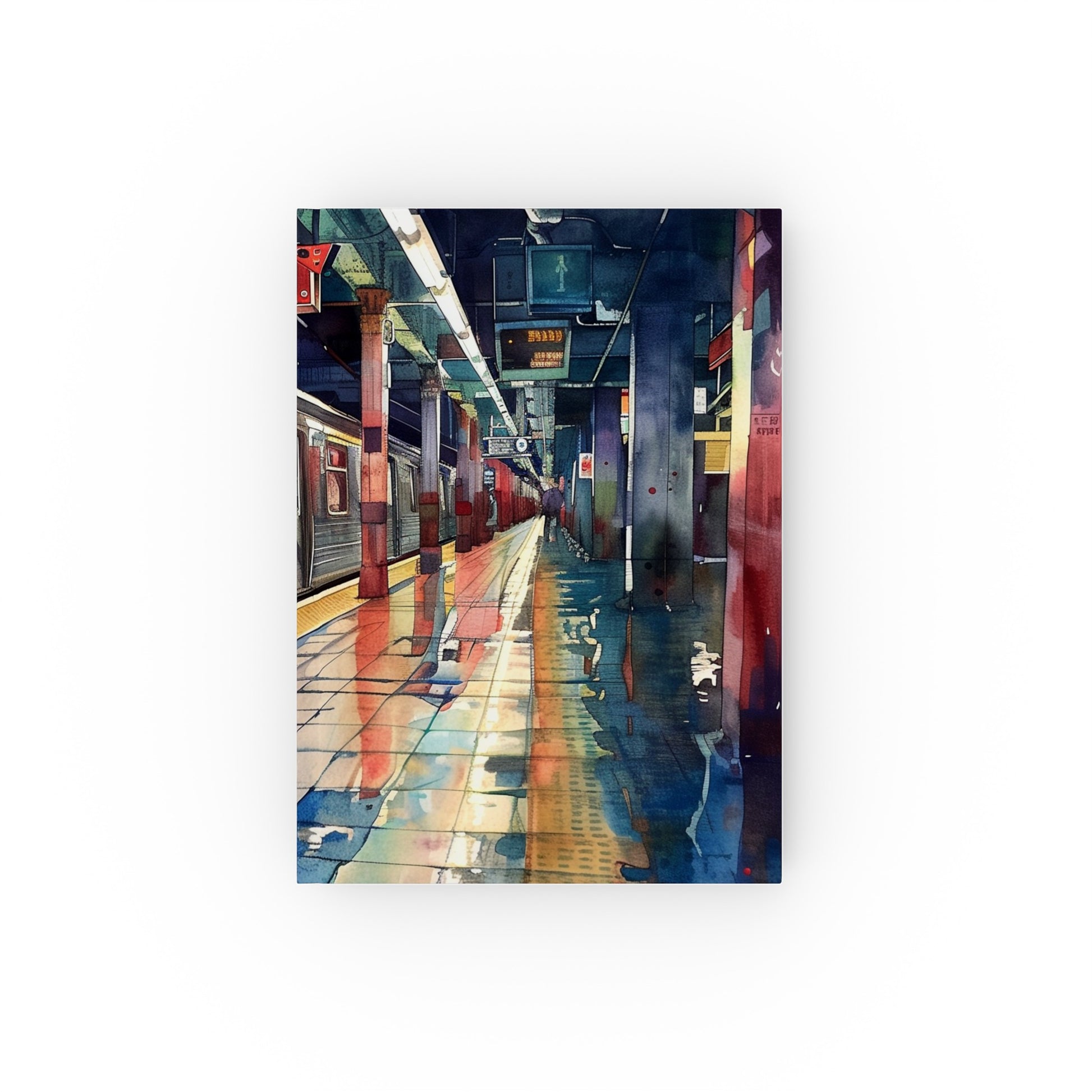 "Subway Stories: A New York City Journal - Capture the energy of the city with this stylish journal, perfect for urban adventures and city reflections."