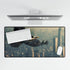 Robotic Eagle Soaring Above City — XL & XXL Desk Mat — Product Detail View 5