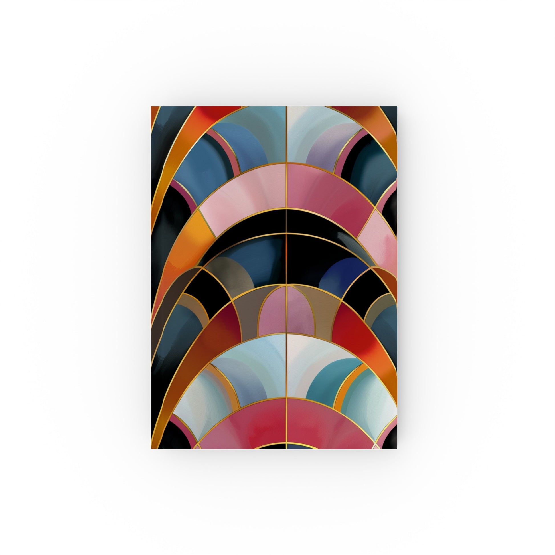 "Art Deco Rhapsody Geometric Design Journal - High-quality, versatile, and stylish for capturing your thoughts and visions. Makes a great gift! Shop now."