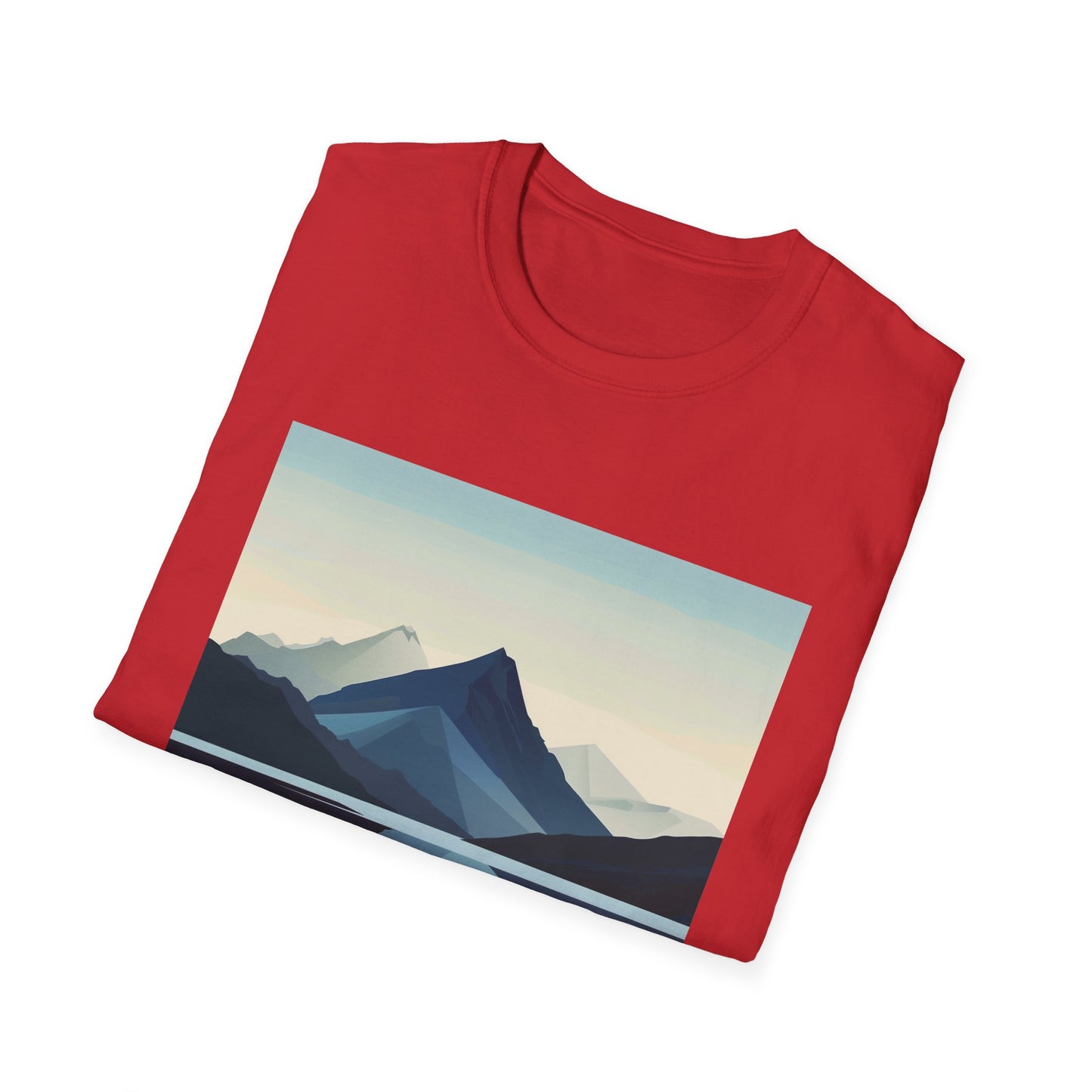 Mountain Shirts: Minimalist Landscape, Mountain Range & Silhouette