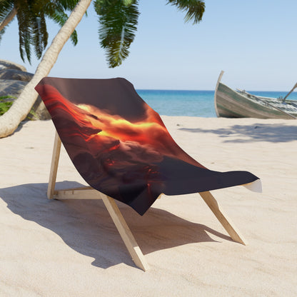 Volcano Paradise Beach Towel