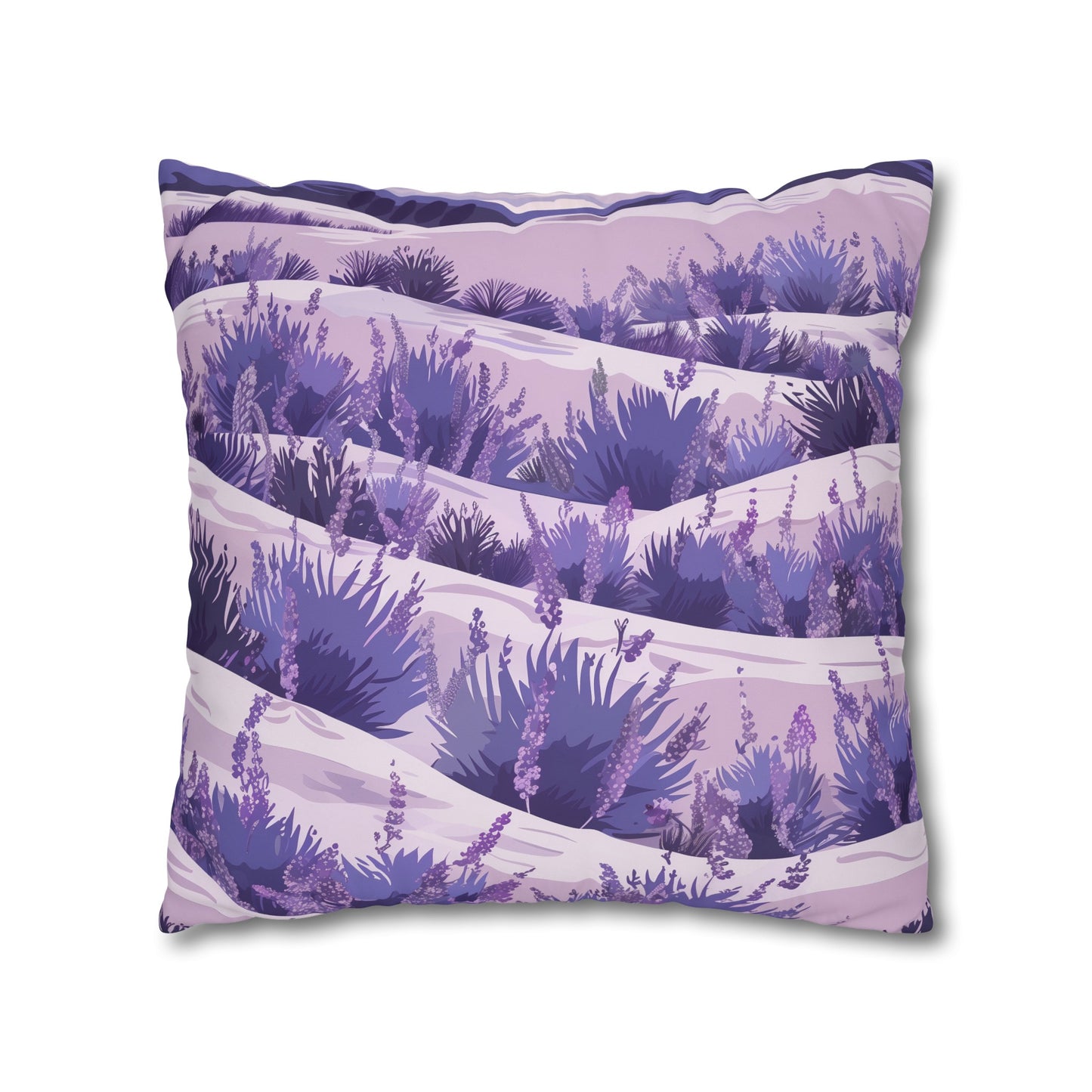 "Transform your bedroom with Lavender Fields Pillowcase, featuring delicate lavender flowers for sweet dreams and relaxation"