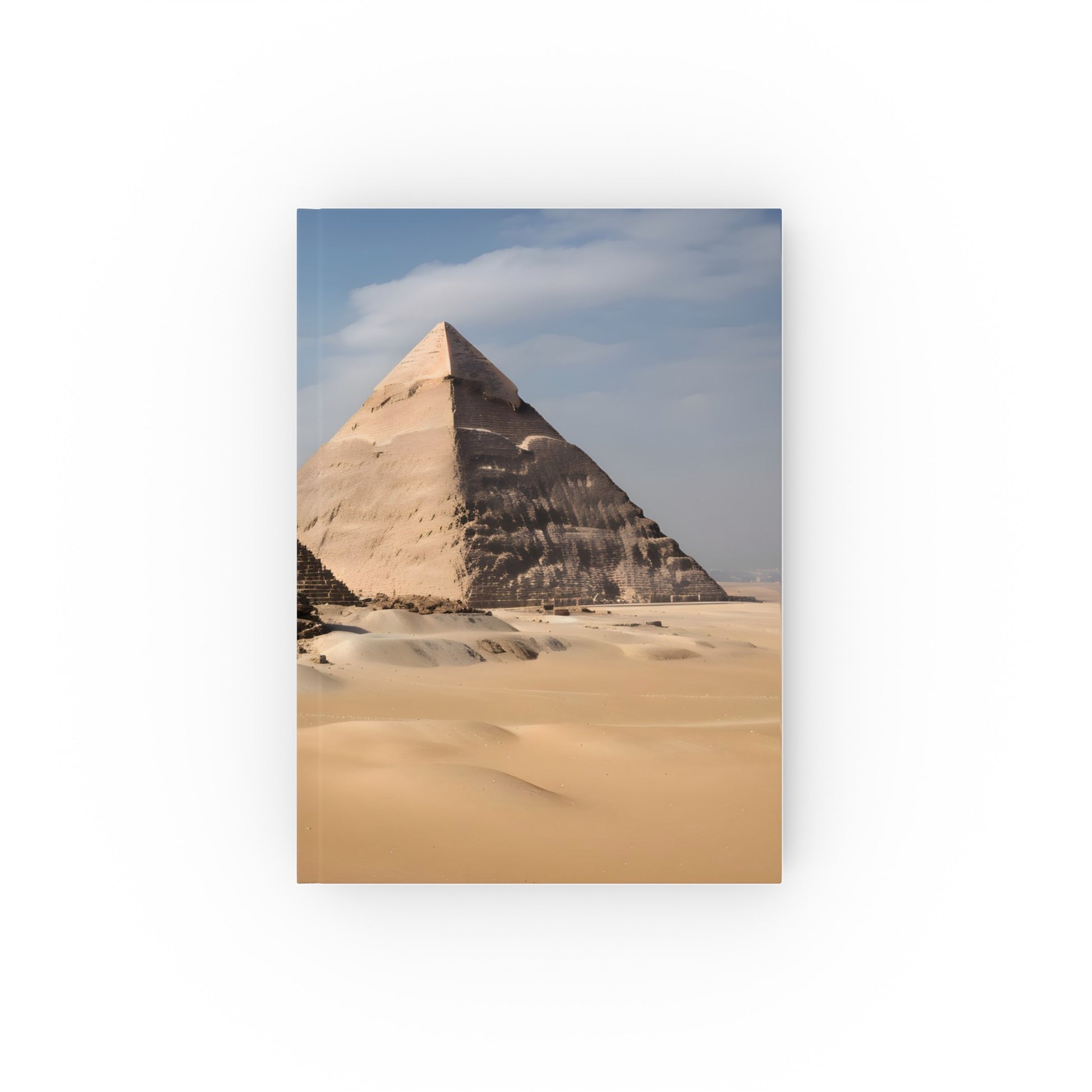 "Explore ancient Egypt with this Pyramids of Giza journal - high-quality, stylish, and perfect for all seasons. Makes a great gift! Shop now."