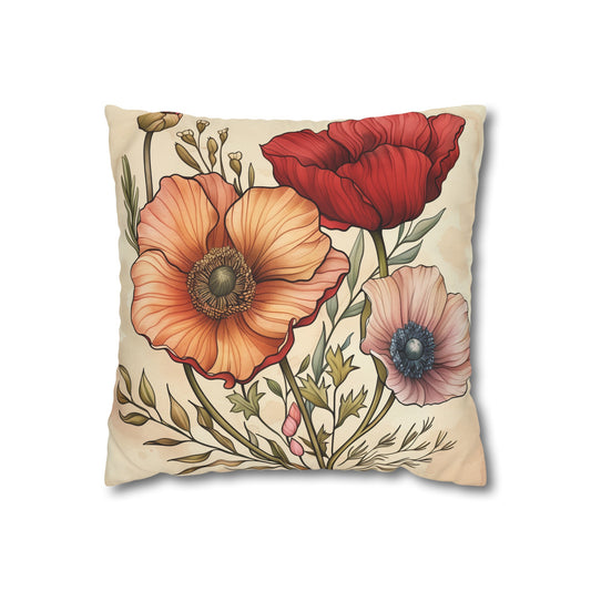 Floral Whispers Pillowcase | Pillow Cases | All Over Print, AOP, Bed, Bedding, Home & Living, Indoor, Pillow Case, Pillow Covers, Pillows & Covers, Sublimation | Prints with Passion