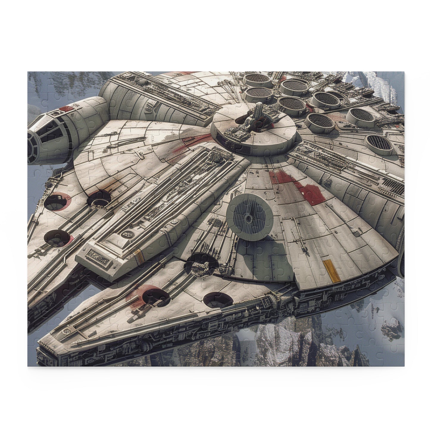 Star Wars Millennium Falcon jigsaw puzzle for fans - a thrilling space adventure challenge