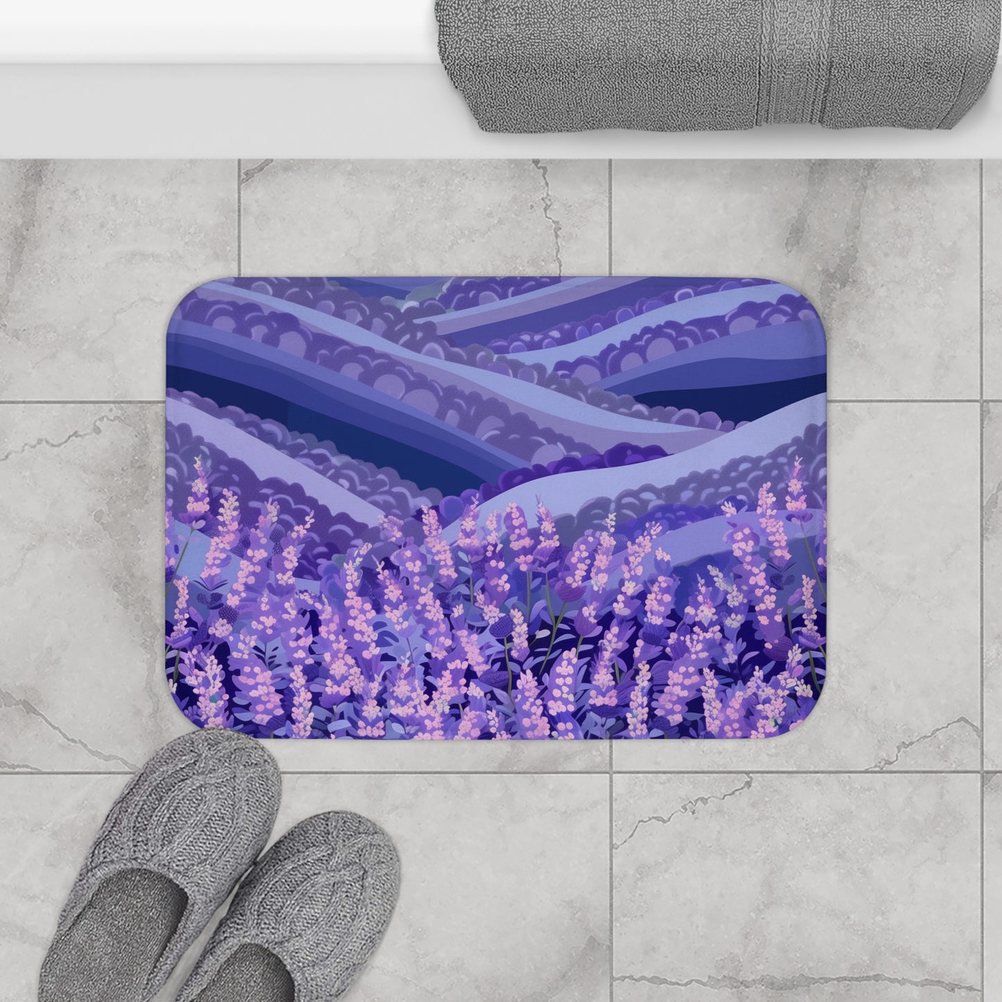 Lavender Fields Bath Mat